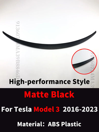 Becquet Tesla Model 3 et Model Y 2016-2023 Performance - vue rapprochée 3 - Becquet Voiture