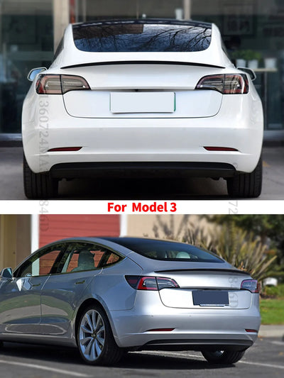 Becquet Tesla Model 3 et Model Y 2016-2023 Performance - vue rapprochée - Becquet Voiture