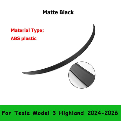 Becquet Tesla Model 3 Highland Model Y 2025-2026 ABS - vue arrière 3 - Becquet Voiture