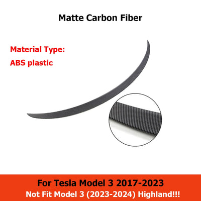 Becquet Tesla Model 3 Highland Model Y 2025-2026 ABS - vue arrière 4 - Becquet Voiture