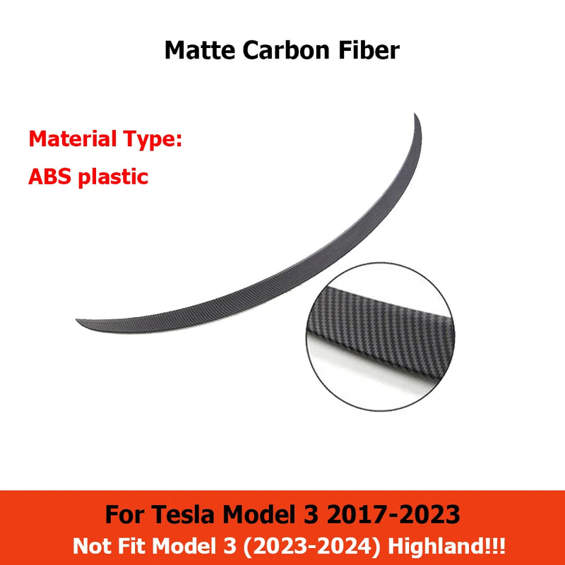 Becquet Tesla Model 3 Highland Model Y 2025-2026 ABS - vue arrière 4 - Becquet Voiture