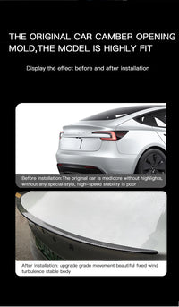 Becquet Tesla Model 3 Highland Model Y 2025-2026 ABS - vue de face 2 - Becquet Voiture