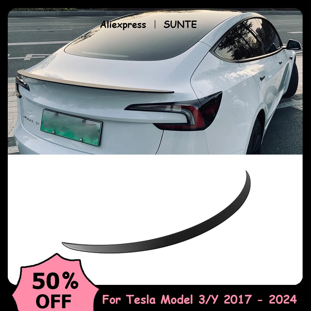 Becquet Tesla Model 3 Highland Model Y 2025-2026 ABS - vue de face - Becquet Voiture