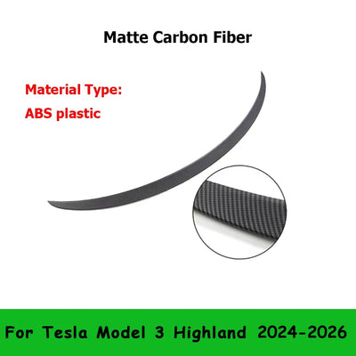 Becquet Tesla Model 3 Highland Model Y 2025-2026 ABS - vue de profil 4 - Becquet Voiture