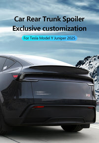 Becquet Tesla Model Y Juniper 2025 ABS - détail du montage - Becquet Voiture