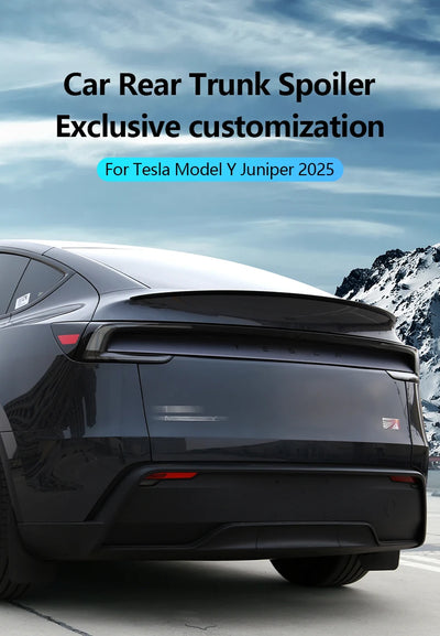 Becquet Tesla Model Y Juniper 2025 ABS - détail du montage - Becquet Voiture