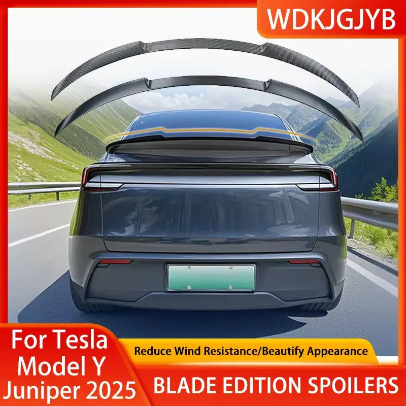 Becquet Tesla Model Y Juniper Blade 2025 Premium - vue de face - Becquet Voiture
