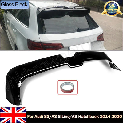 Becquet Toit Audi A3 S3 8V 5 Portes 2014-2020 OTG - vue de profil - Becquet Voiture