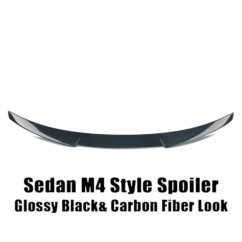 Becquet Toit BMW Série 3 G20 M4 Style Noir Brillant - en situation 3 - Becquet Voiture