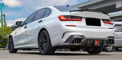 Becquet Toit BMW Série 3 G20 M4 Style Noir Brillant - installé sur véhicule 2 - Becquet Voiture
