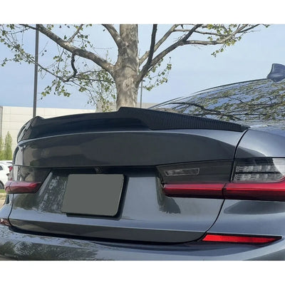 Becquet Toit BMW Série 3 G20 M4 Style Noir Brillant - vue de dessus 2 - Becquet Voiture