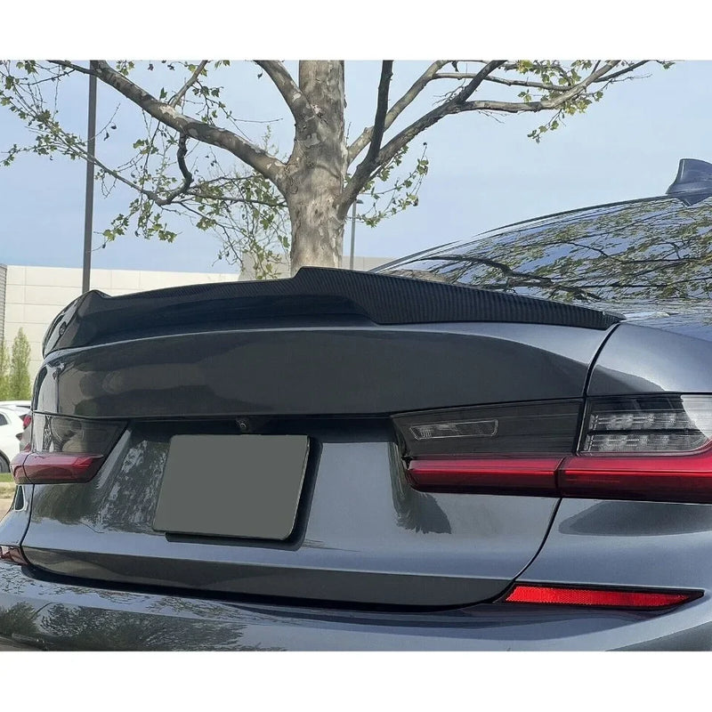 Becquet Toit BMW Série 3 G20 M4 Style Noir Brillant - vue de dessus 2 - Becquet Voiture