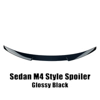 Becquet Toit BMW Série 3 G20 M4 Style Noir Brillant - vue de dessus 3 - Becquet Voiture