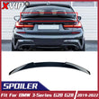 Becquet Toit BMW Série 3 G20 M4 Style Noir Brillant