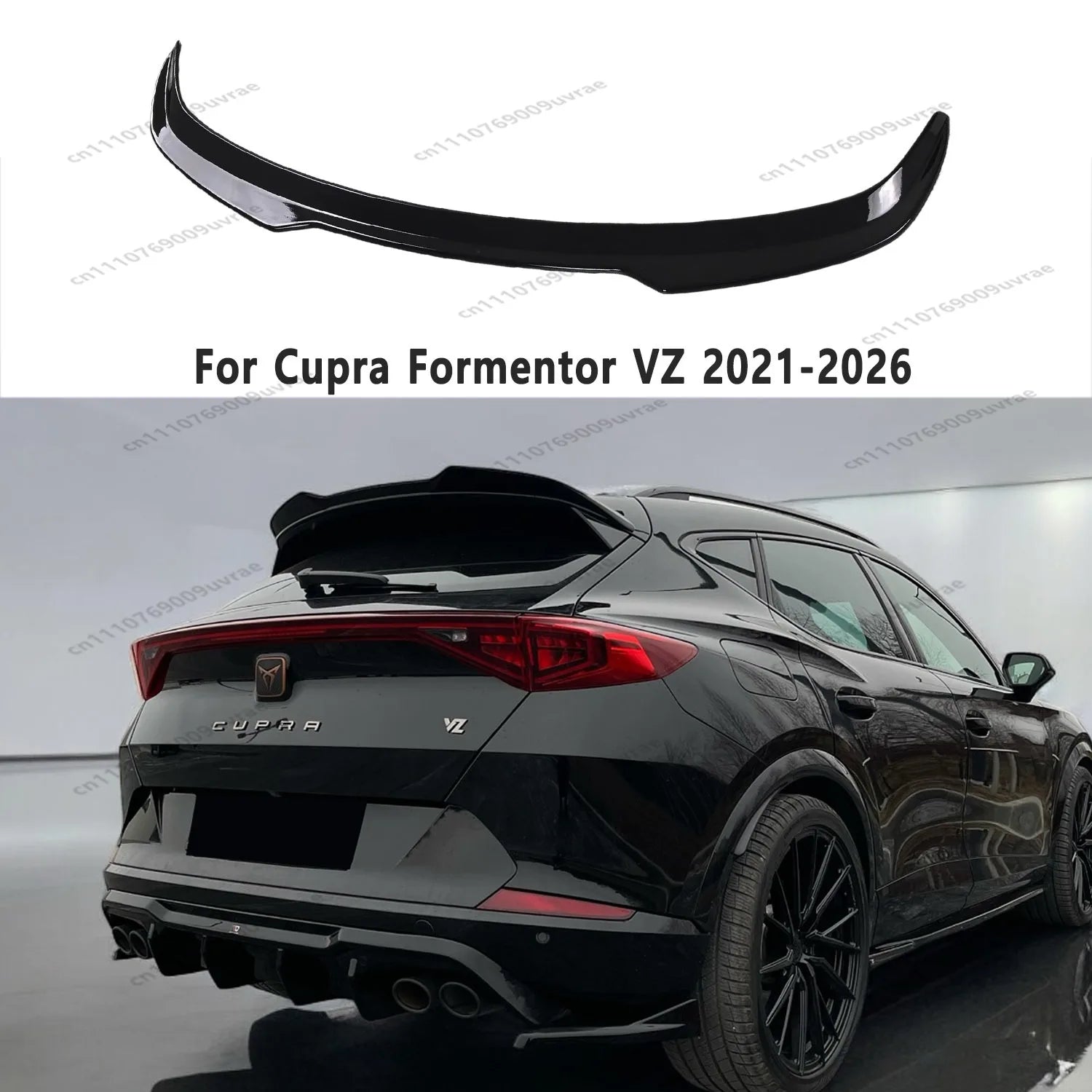 Becquet Toit Cupra Formentor TSI VZ Mk1 - vue de face - Becquet Voiture