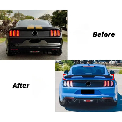 Becquet Toit Ford Mustang GT500 Airfoil 2015-2021 - détail du montage - Becquet Voiture