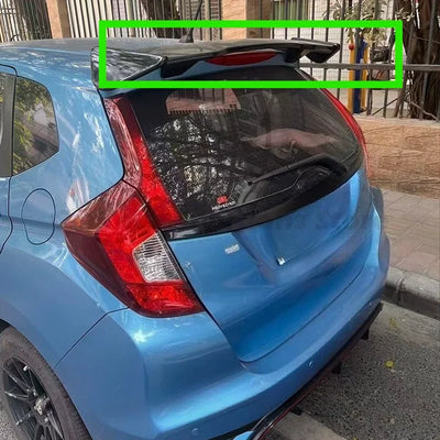 Becquet Toit Honda Fit GK5 Universel Punch-Free - installé sur véhicule - Becquet Voiture