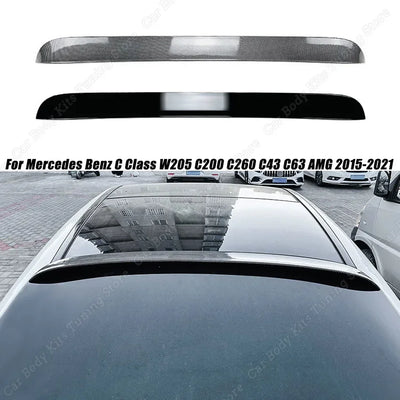 Becquet Toit Mercedes Classe C W205 AMG 2015-2021 - vue de face - Becquet Voiture