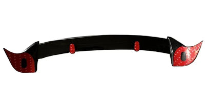 Becquet Toit Porsche Macan 2014-2023 ABS Carbone - détail du montage - Becquet Voiture