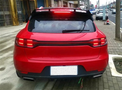Becquet Toit Porsche Macan 2014-2023 ABS Carbone - vue de dessus - Becquet Voiture