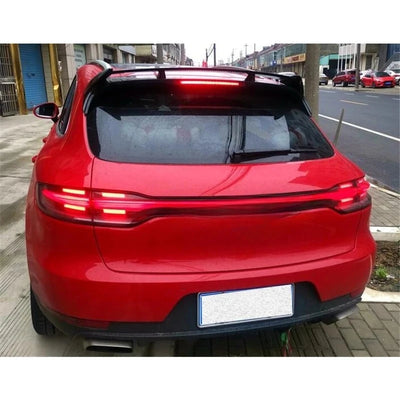 Becquet Toit Porsche Macan 2014-2023 ABS Carbone - vue de profil - Becquet Voiture