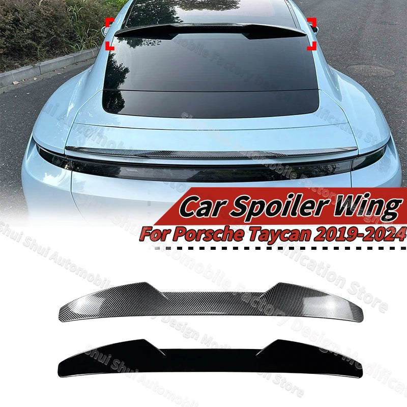 Becquet Toit Porsche Taycan Roof Lip 2019-2024 - vue de face - Becquet Voiture