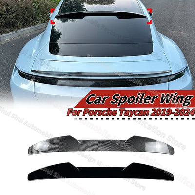 Becquet Toit Porsche Taycan Roof Lip 2019-2024 - vue de face - Becquet Voiture