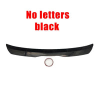 Universal Hatchback Roof Lip Spoiler 5 Finishes - front view 3 - Becquet Voiture