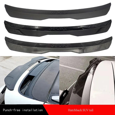 Becquet Toit Universel Hatchback Lip 5 Finitions - vue de face - Becquet Voiture