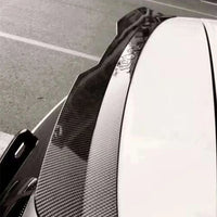 Universal Hatchback Roof Lip Spoiler 5 Finishes - side view - Becquet Voiture