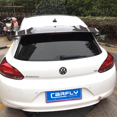 Becquet Toit VW Scirocco Carbone Coupe - vue de face - Becquet Voiture