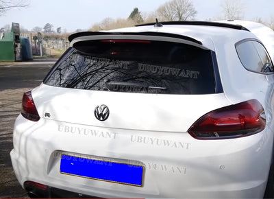 Becquet Toit VW Scirocco R Line Gloss Black - vue de face 2 - Becquet Voiture