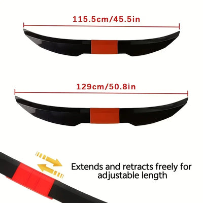 Becquet Universel 117-127cm Réglable - installé sur véhicule 2 - Becquet Voiture