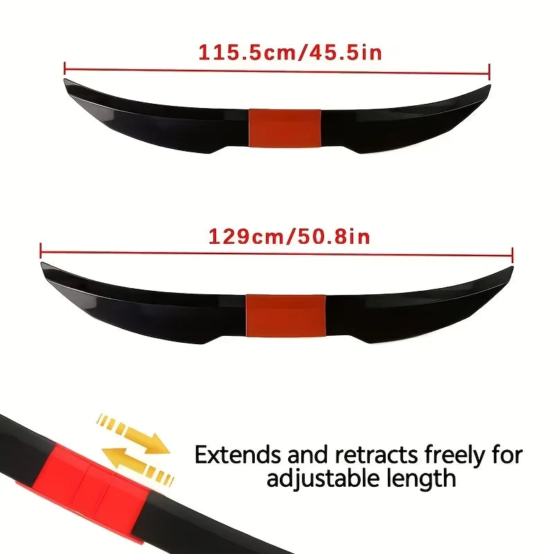 Becquet Universel 117-127cm Réglable - installé sur véhicule 2 - Becquet Voiture