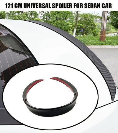 Becquet Universel 121 cm Mercedes Audi BMW - détail du montage - Becquet Voiture