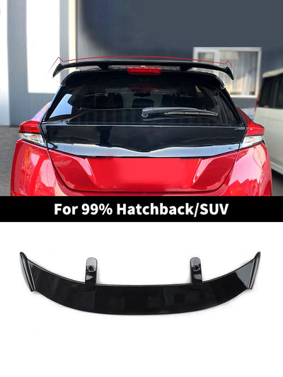 Becquet Universel 130cm Hatchback SUV ABS - détail du montage - Becquet Voiture
