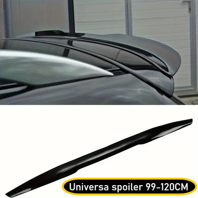 Becquet Universel 2025 Perforé Noir Brillant 99-120cm - vue de face - Becquet Voiture