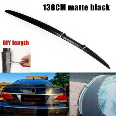 Becquet Universel 2025 Perforé Noir Brillant 99-120cm - vue rapprochée - Becquet Voiture