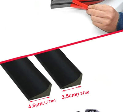 Becquet Universel 5D Look Carbone DIY 1.5m Sport Racing - détail du montage - Becquet Voiture