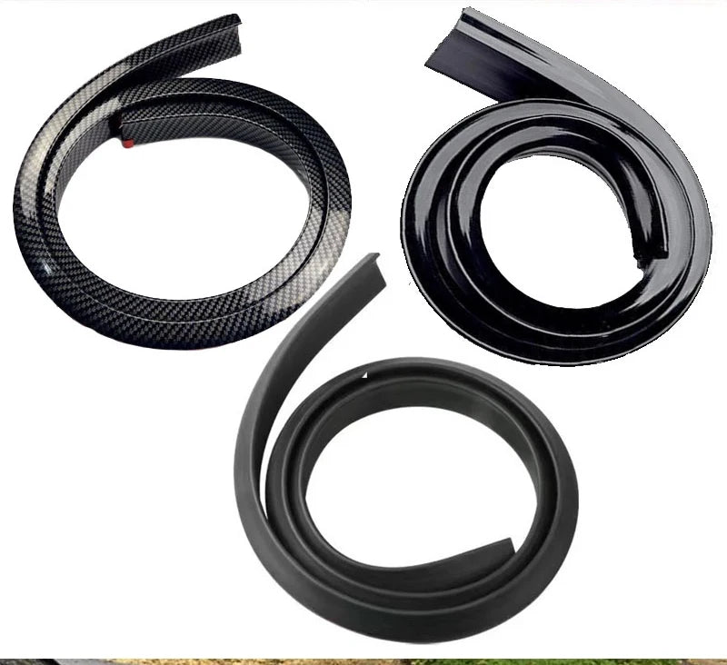 Universelle 5D-Carbon-Optik-Spoilerlippe DIY 1,5 m Sport Racing - im Einsatz - Becquet Voiture