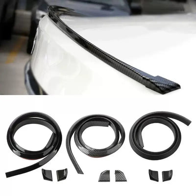Becquet Universel 5D Look Carbone DIY 1.5m Sport Racing - vue de face - Becquet Voiture