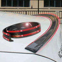 Universelle 5D-Carbon-Optik-Spoilerlippe DIY 1,5 m Sport Racing - Seitenansicht - Becquet Voiture