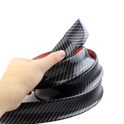 Becquet Universel 5D Souple 1.5m Carbone Noir Mat Brillant - packshot studio - Becquet Voiture