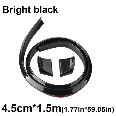 Becquet Universel 5D Souple 1.5m Carbone Noir Mat Brillant - vue arrière 3 - Becquet Voiture