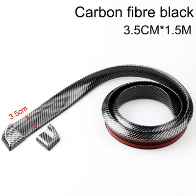 Becquet Universel Carbone 5D 1.5M Porsche Cayenne Macan 911 - vue de dessus 2 - Becquet Voiture