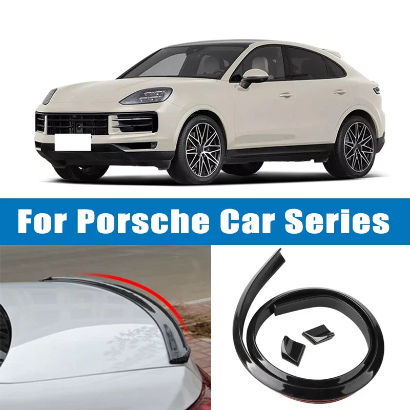 Becquet Universel Carbone 5D 1.5M Porsche Cayenne Macan 911 - vue de face - Becquet Voiture