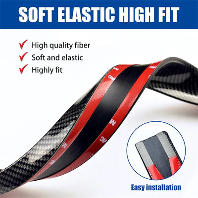 Becquet Universel Carbone 5D 1.5M Porsche Cayenne Macan 911 - vue de profil - Becquet Voiture