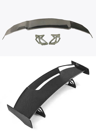 Becquet Universel Carbone GTS MP MAD V Sedan Tail Wing - détail du montage - Becquet Voiture