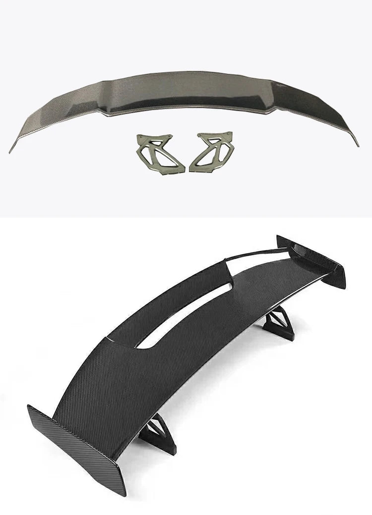 Becquet Universel Carbone GTS MP MAD V Sedan Tail Wing - détail du montage - Becquet Voiture