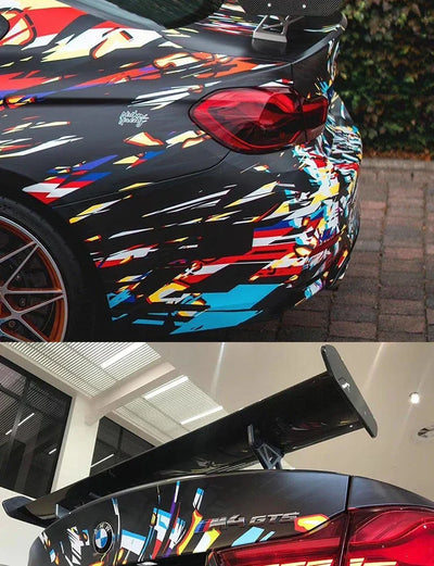Becquet Universel Carbone GTS MP MAD V Sedan Tail Wing - en situation 2 - Becquet Voiture
